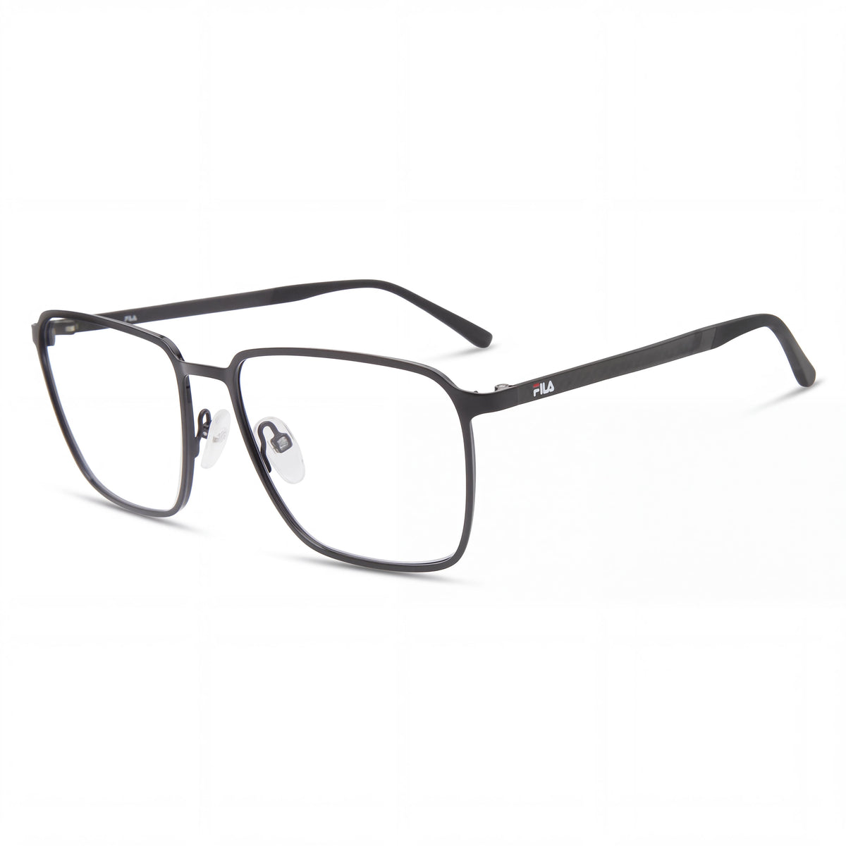 Fila Vfi204 Black Rectangle Eyeglasses for Men, 57mm, Photo 1