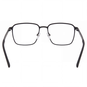 Fila Vfi204 Rectangle Eyeglasses Men — side view, Black Metal temples