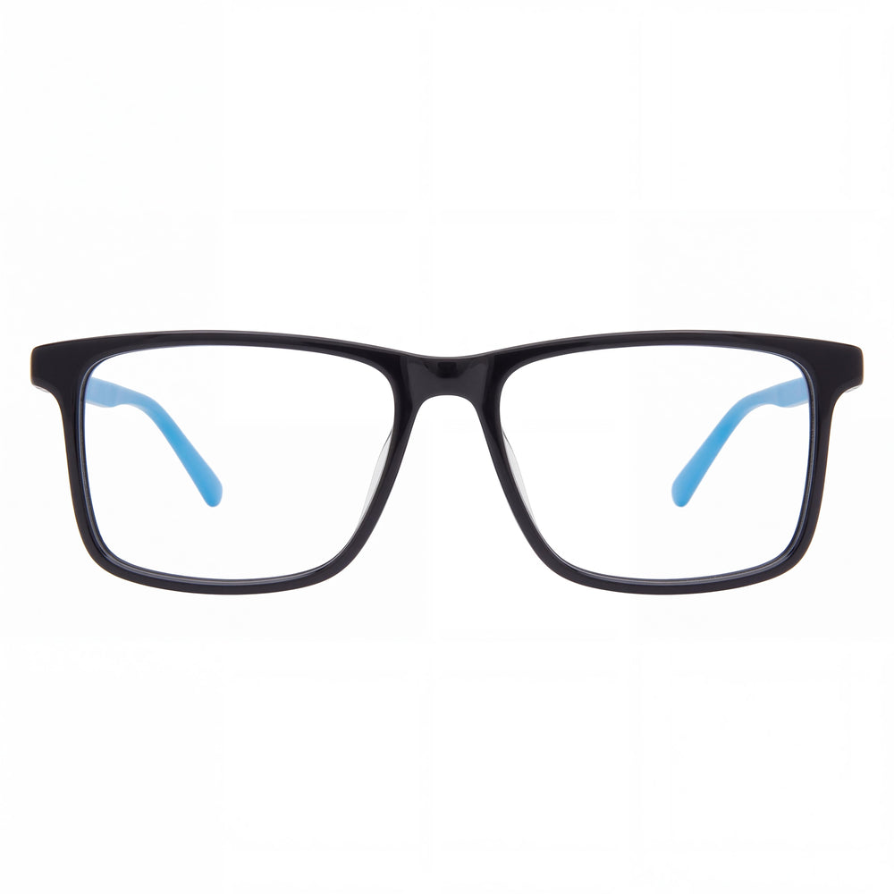 Fila Vfi205 Rectangle Eyeglasses Unisex — front view, Acetate + metal