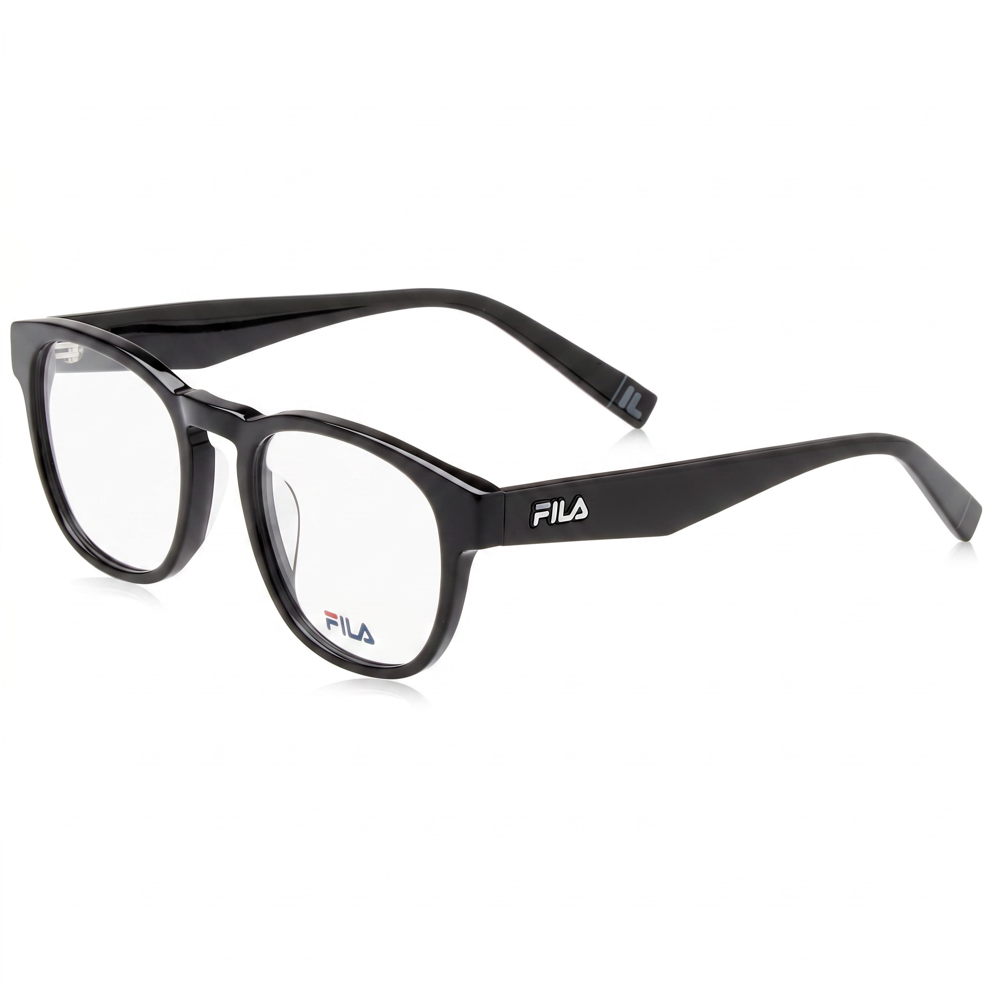 Fila VFI211 Black Square Unisex Eyeglasses, Acetate 50mm, Photo 1
