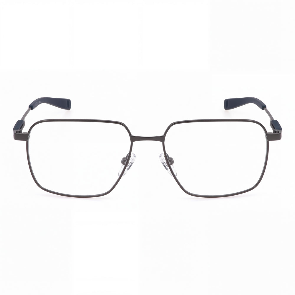 Fila VFI534 Rectangle Eyeglasses for Men — front view, Stainless Steel