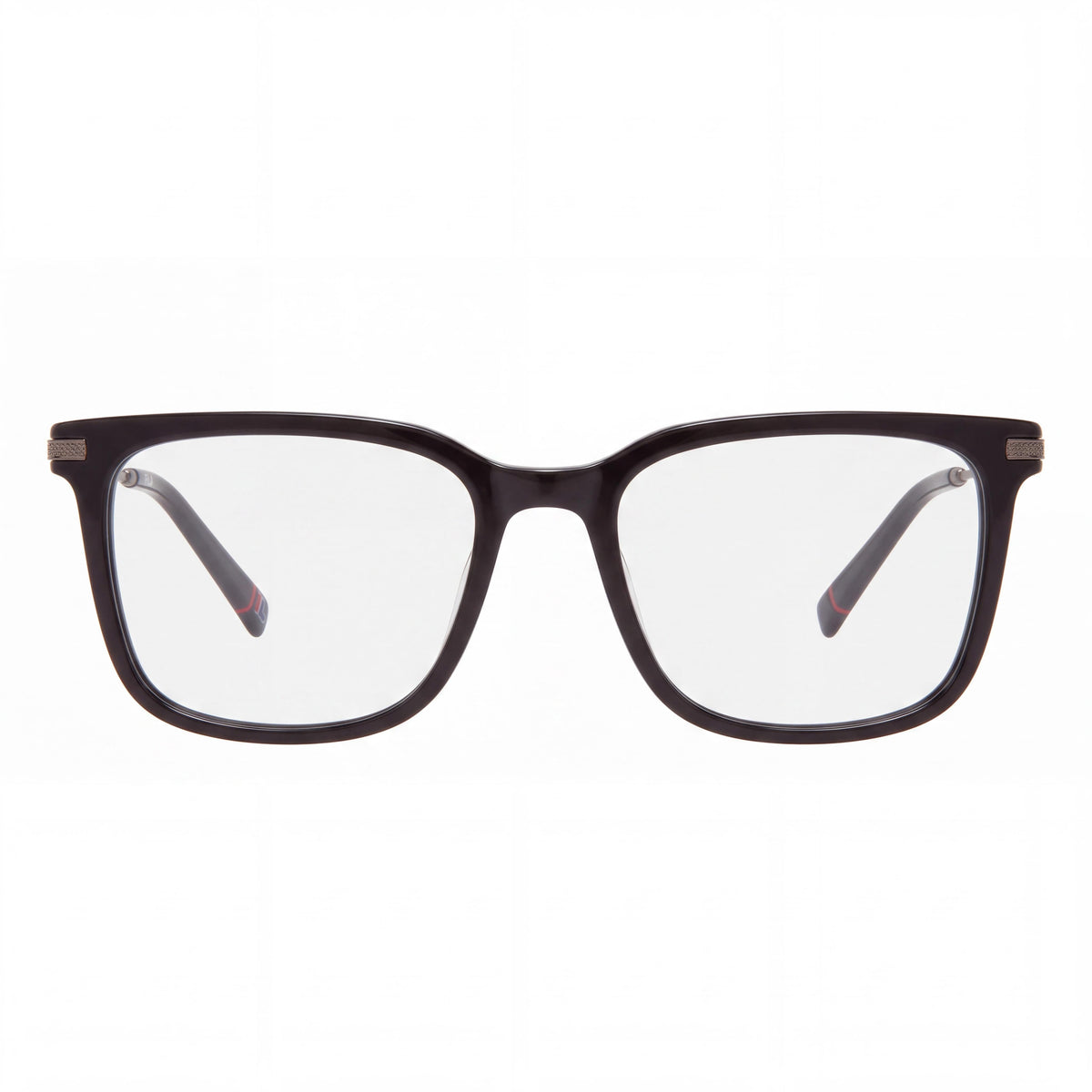 Fila Vfi732 Black Rectangle Eyeglasses for Men, 52mm, Photo 2