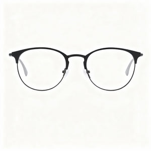 Flexon 606 Rectangle Eyeglasses for Men — front view, Metal