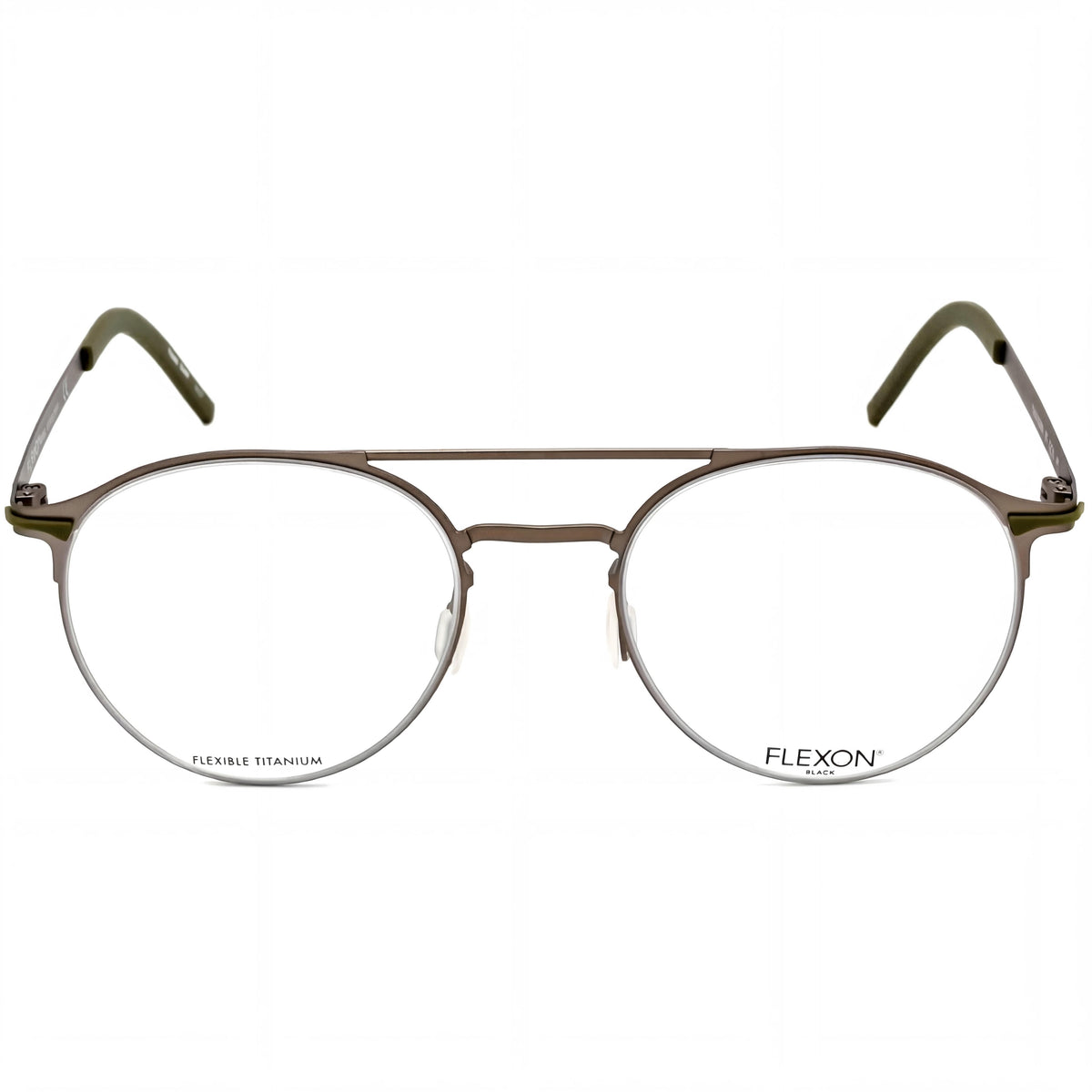 Gafas graduadas redondas unisex Flexon B2003 grises, 52 mm, Photo 2