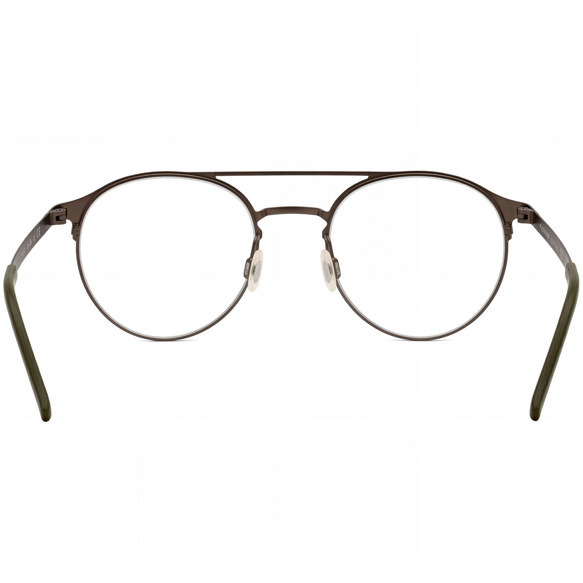 Gafas graduadas redondas unisex Flexon B2003 grises, 52 mm, Photo 3