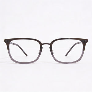 Flexon B2020 Rectangle Eyeglasses Unisex — front view, Metal