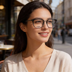 Flexon B2020 Brown Eyeglasses Unisex — lifestyle wear, office and reading