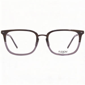Flexon B2020 Square Eyeglasses for Unisex — front view, Metal
