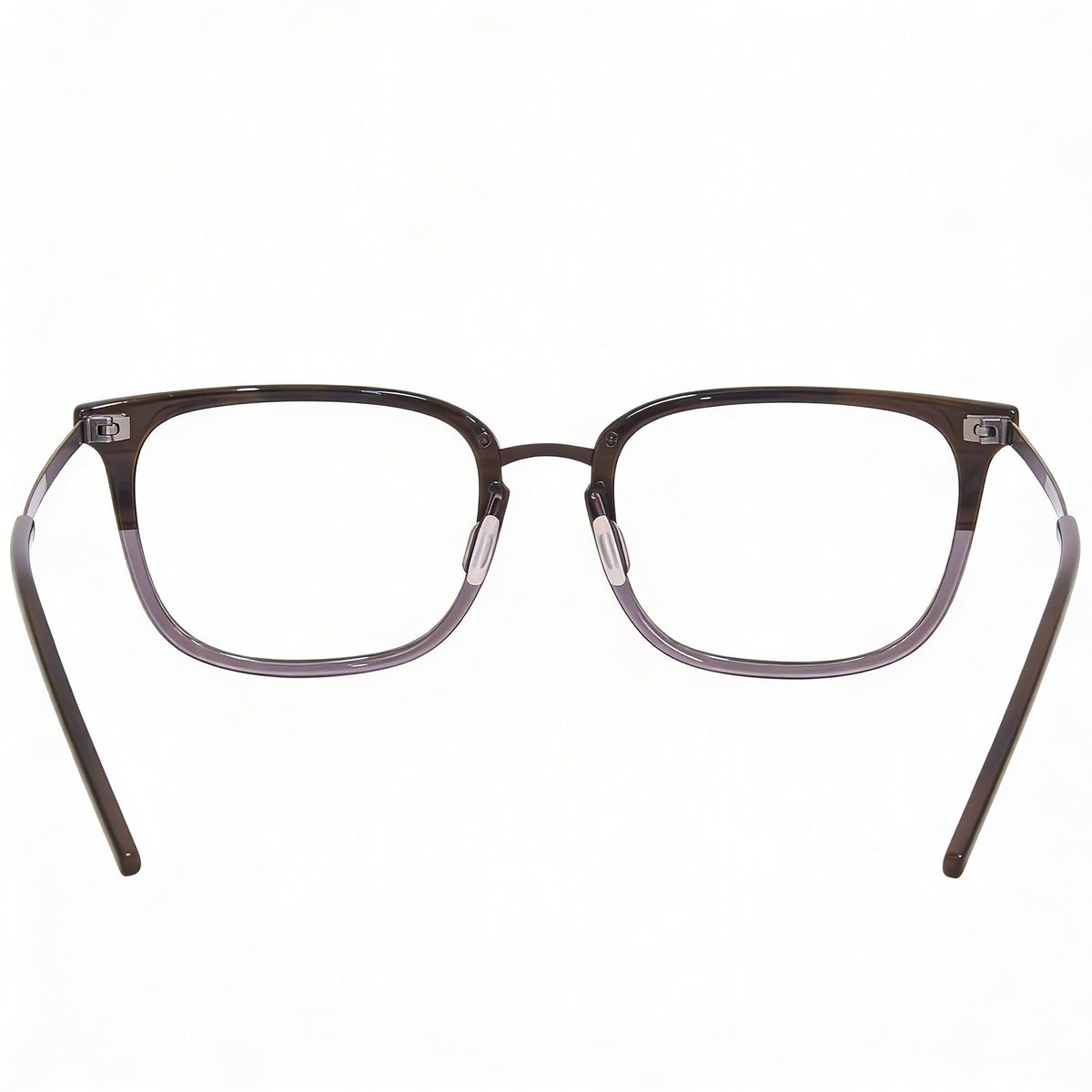 Flexon B2020 Brown Square Eyeglasses Unisex, 55mm, Photo 4