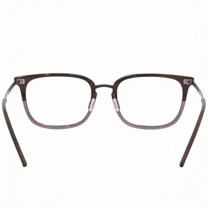 Flexon B2020 Square Eyeglasses for Unisex — interior view, demo lenses