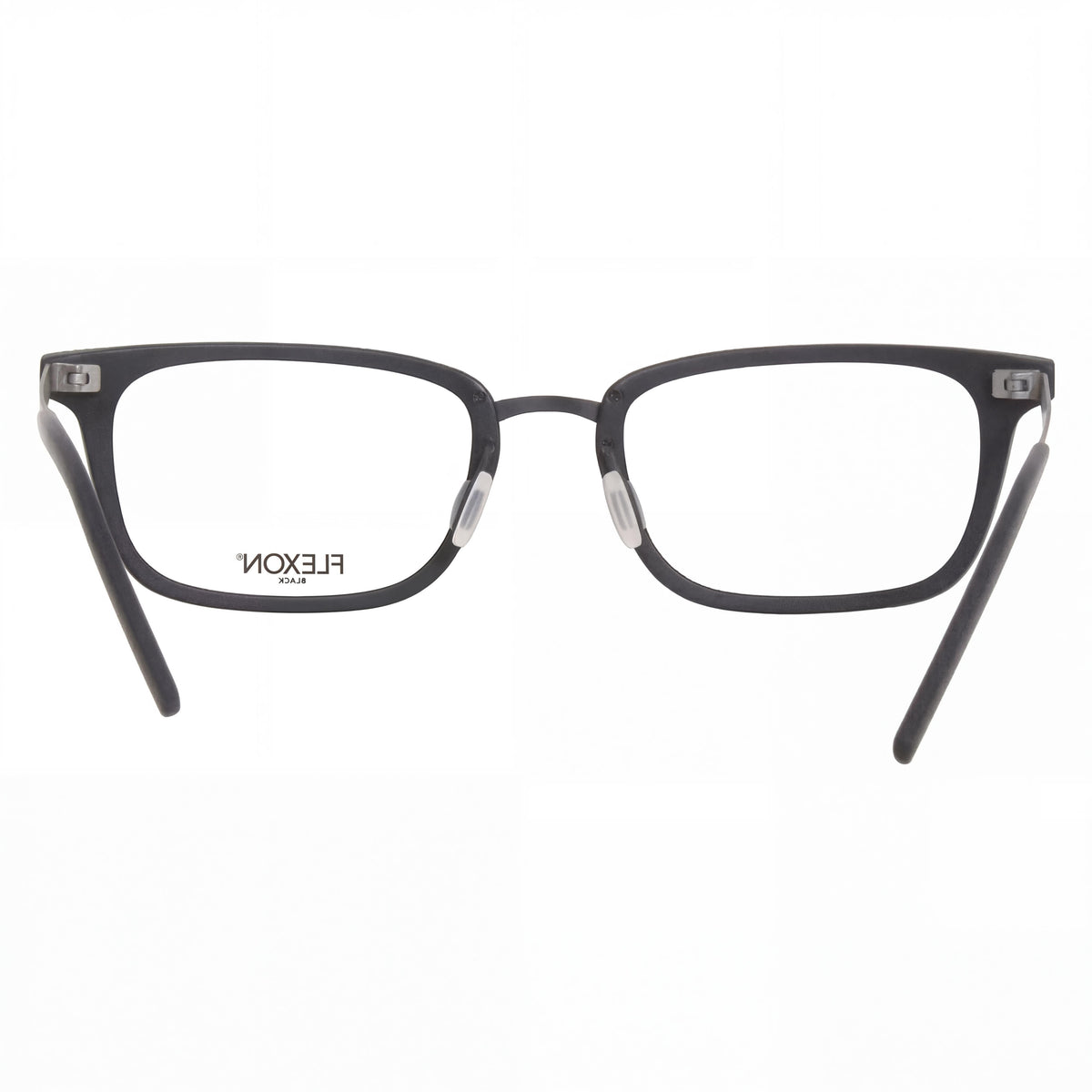Flexon B2021 Black Rectangle Eyeglasses Unisex, 54mm, Photo 3