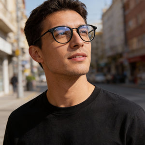 Flexon B2036 Black Eyeglasses Men — lifestyle wear, office and reading