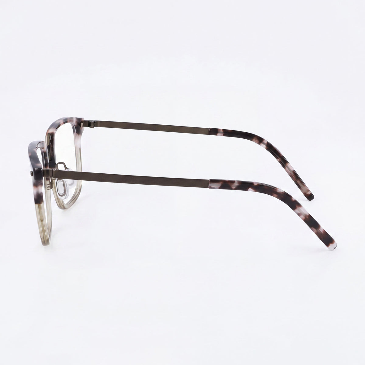 Gafas Flexon B2037 rectangulares color gris carey para mujer, de metal 55mm, Photo 3