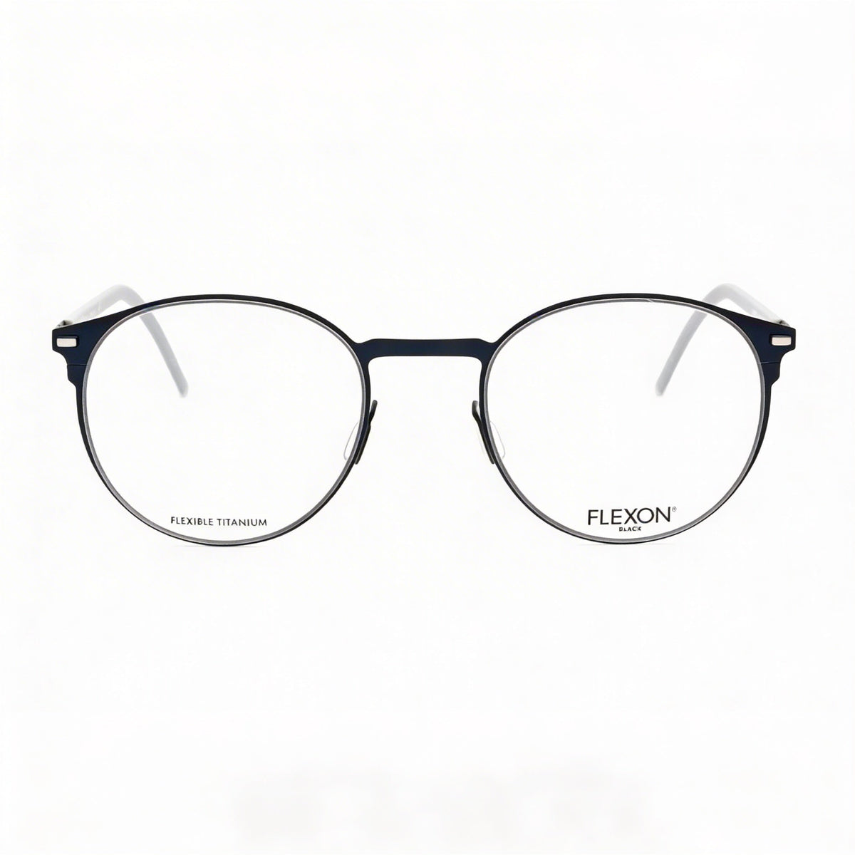 Flexon B2075 Navy Round Eyeglasses Unisex, 49mm, Photo 2