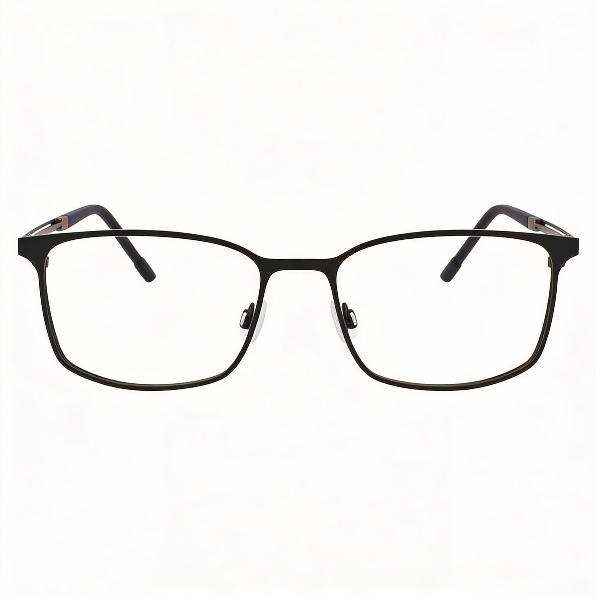 Gafas Flexon para hombre con montura FLEXON en negro mate y gris plomo, lentes multicolores, talla 2-18-145, Photo 2