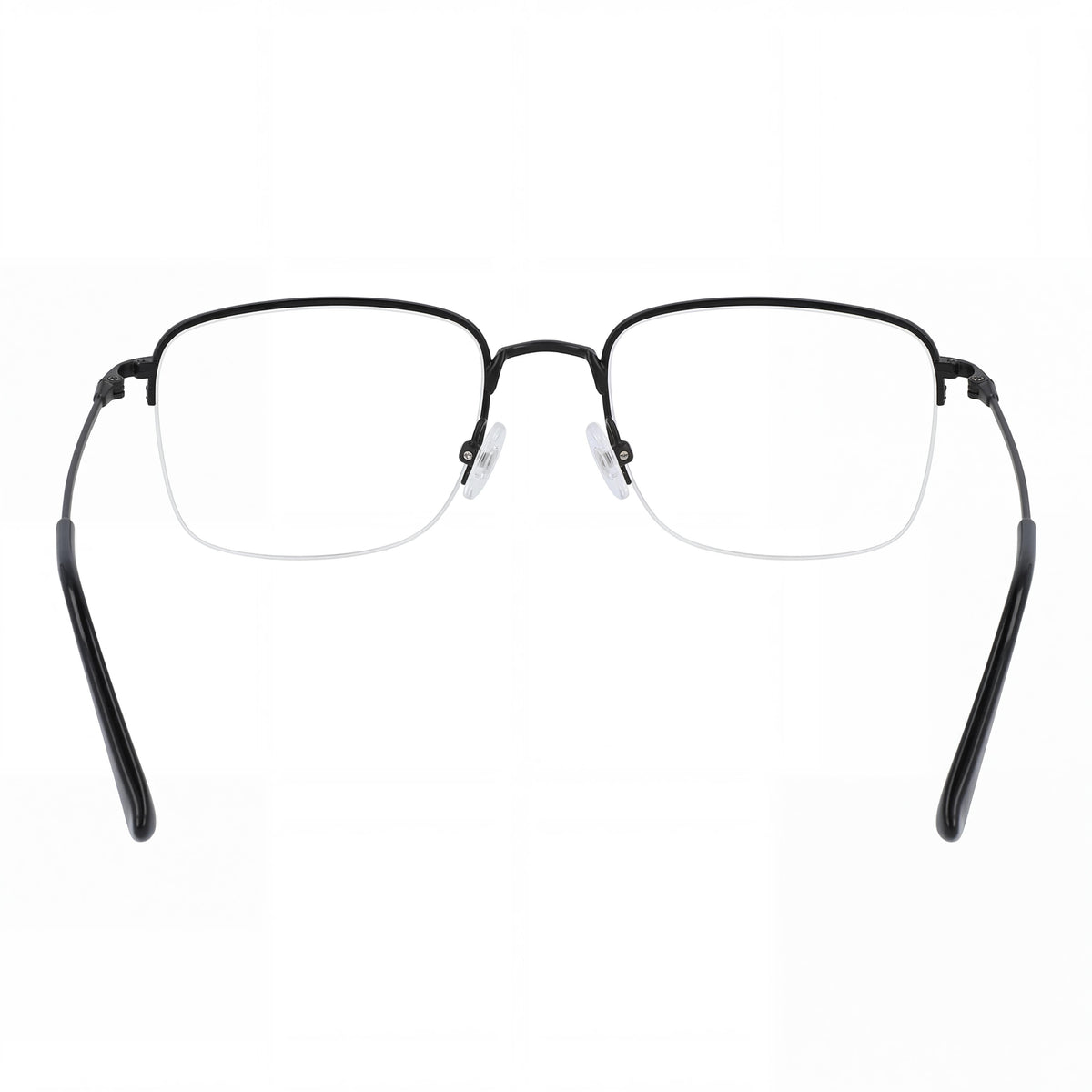 Flexon Black Rectangle Eyeglasses Unisex, 52mm, Photo 3