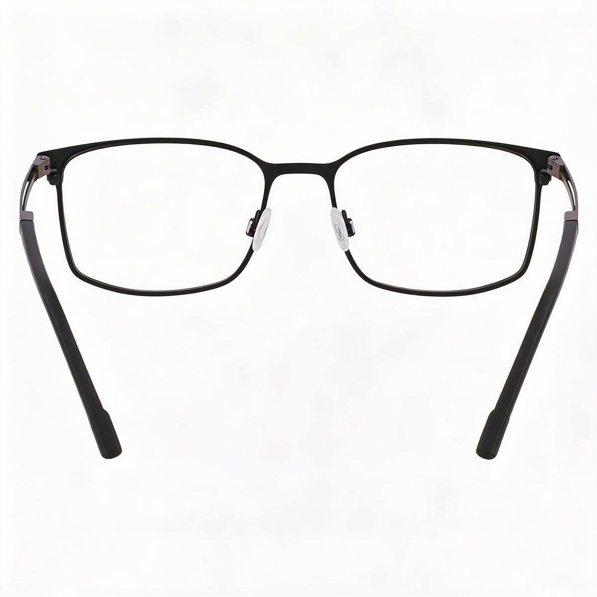 Gafas Flexon para hombre con montura FLEXON en negro mate y gris plomo, lentes multicolores, talla 2-18-145, Photo 3