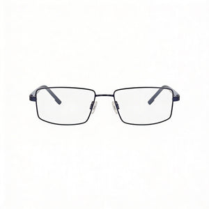 Flexon Classic Rectangle Eyeglasses for Women — front view, Acetate