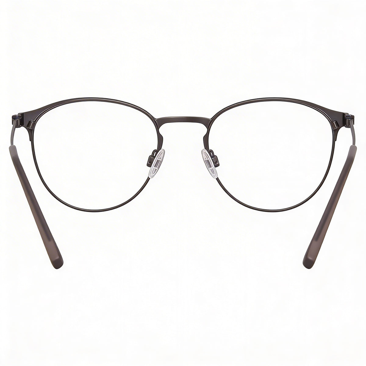 Flexon E1089 Grey Round Eyeglasses Unisex, 51mm, Photo 4