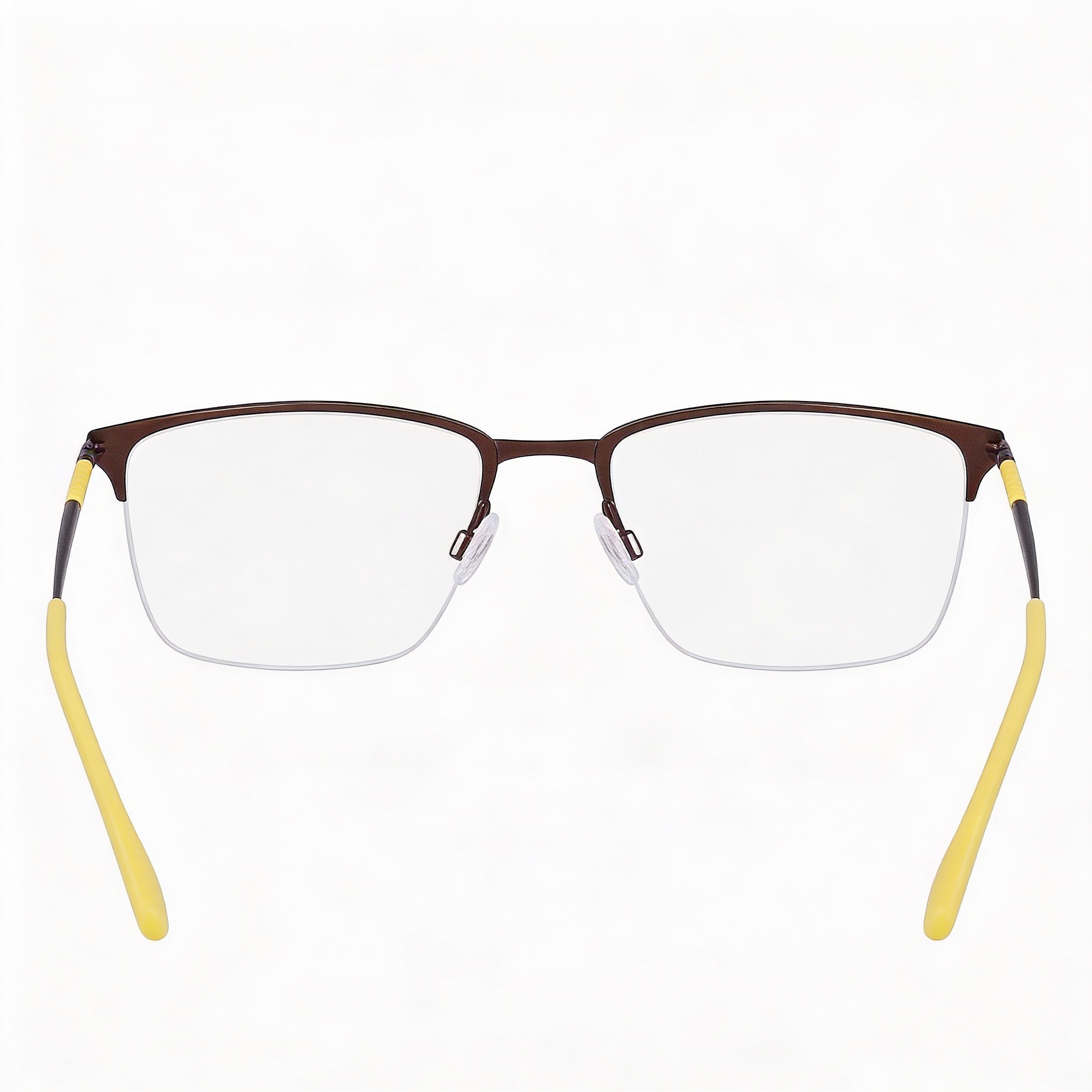 Flexon E1130 FLE1130 Coffee Rectangle Unisex Eyeglasses, 55mm, Photo 3