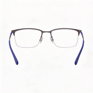 Flexon E1130 Rectangle Eyeglasses Unisex — front view, Acetate