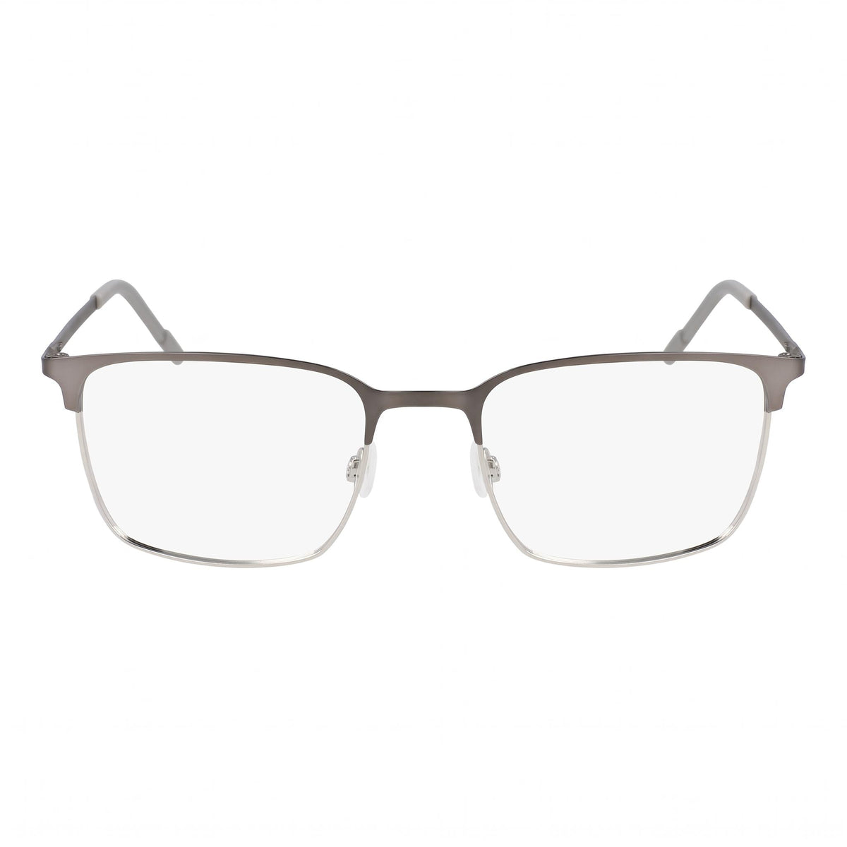Gafas rectangulares unisex Flexon E1140 plateadas, 54 mm, Photo 2