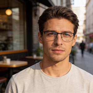 Flexon E1141 Black Eyeglasses Men — lifestyle wear, office and reading