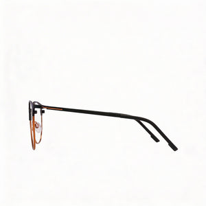 Flexon E1142 Rectangle Eyeglasses Unisex — front view, Titanium
