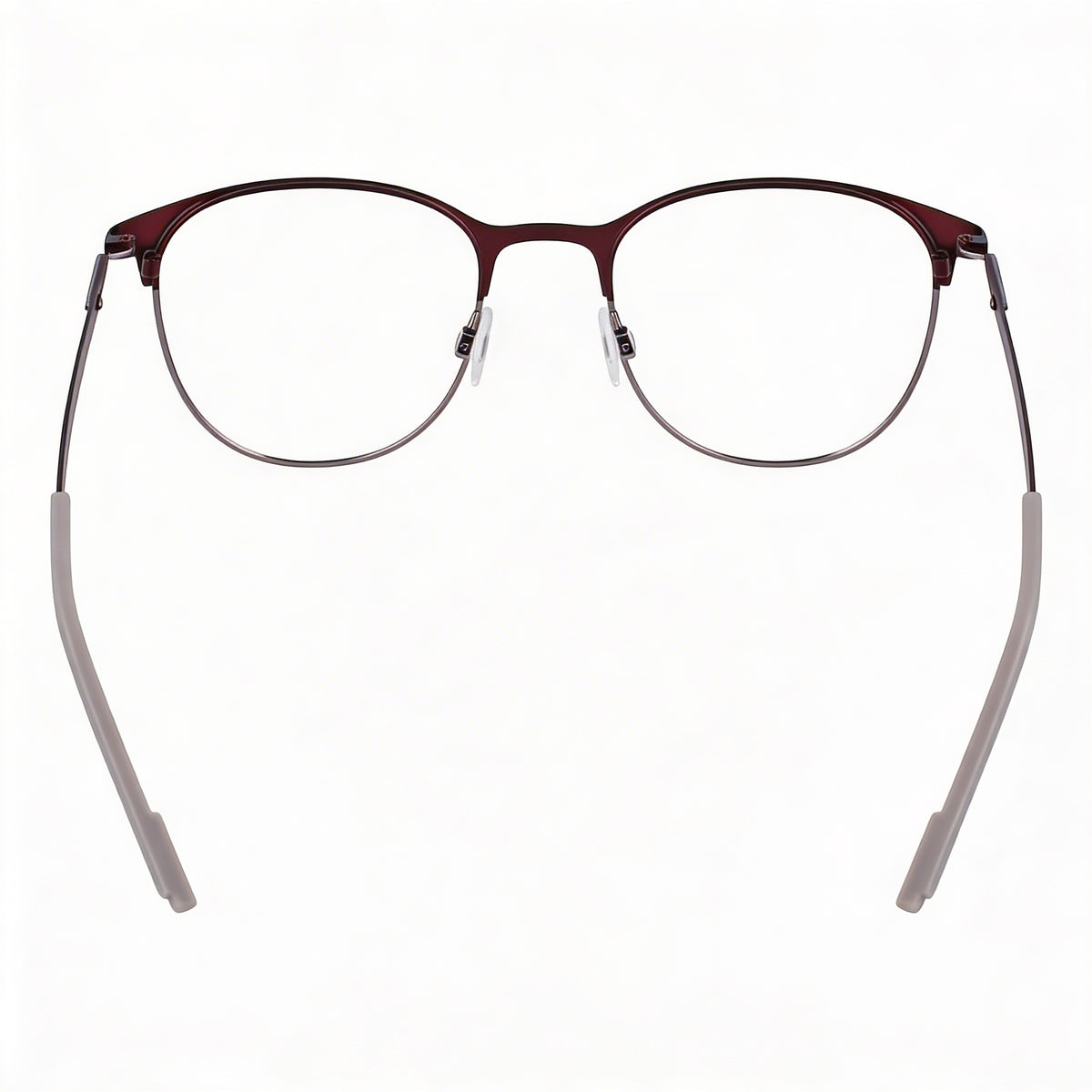 Flexon E1142 Red Rectangle Eyeglasses Unisex, Metal 51mm, Photo 4