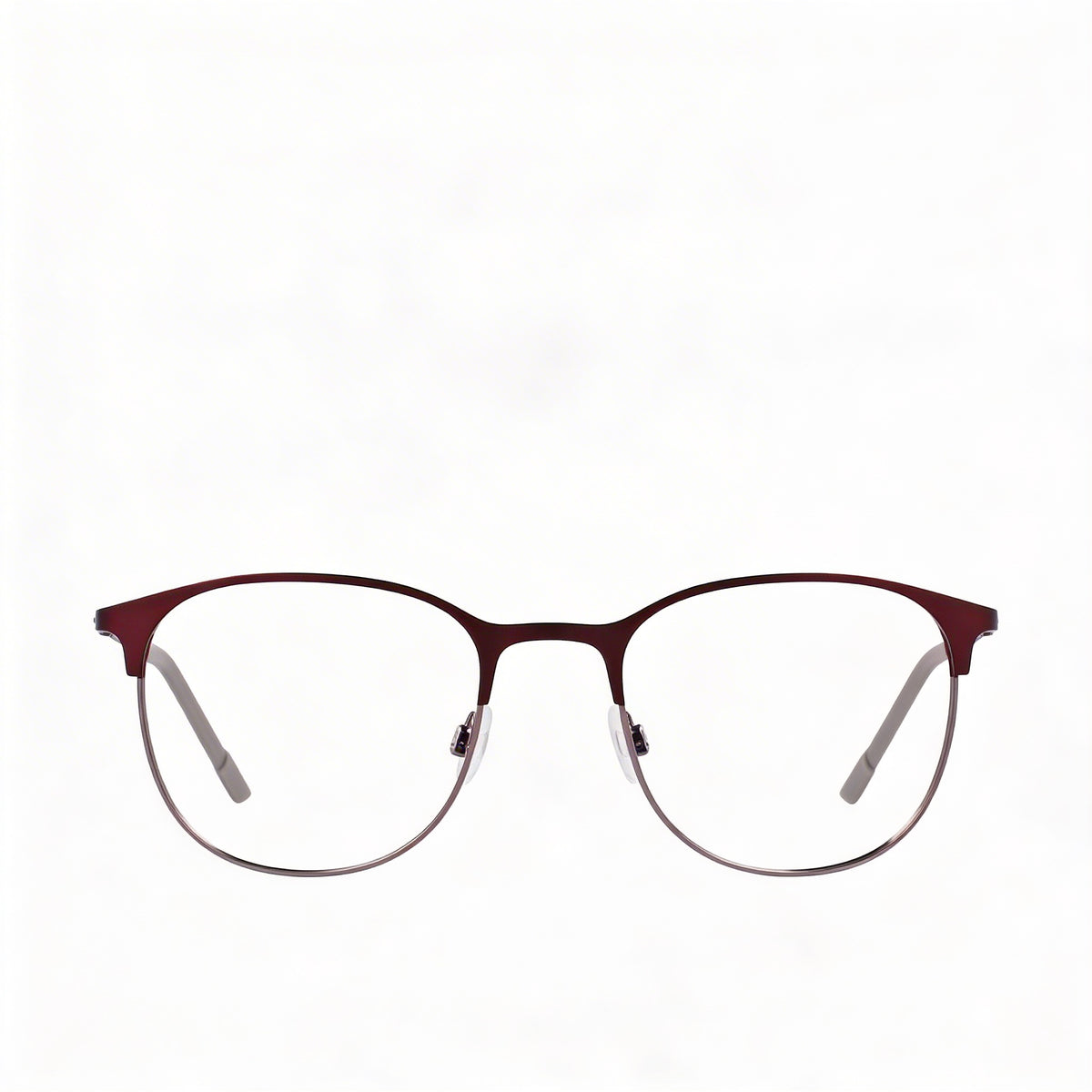 Flexon E1142 Red Rectangle Eyeglasses Unisex, Metal 51mm, Photo 3