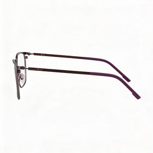 Flexon E1143 Rectangle Eyeglasses for Men — front view, Metal