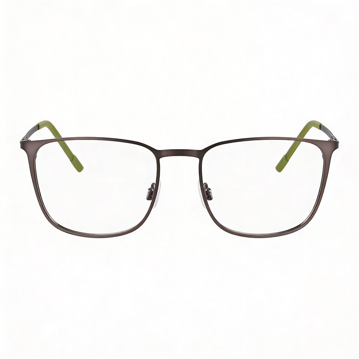 Flexon E1143 Gray Rectangle Eyeglasses for Men, 54mm, Photo 2