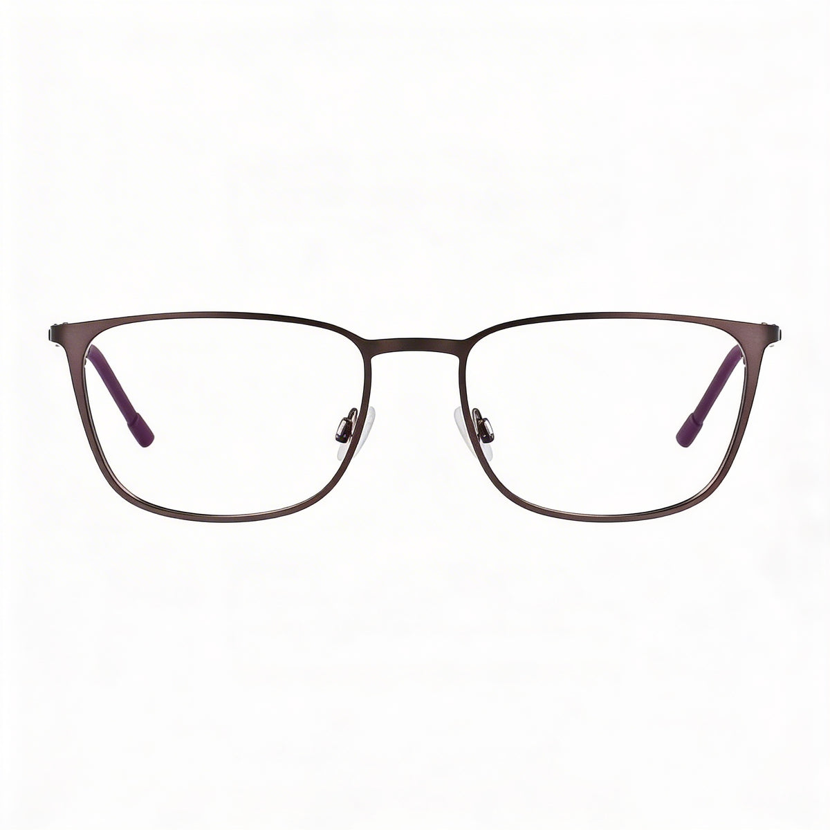 Gafas Flexon E1143 para hombre, montura metálica en color Gris plomo mate y Ciruela medianoche, 54 mm, Photo 2