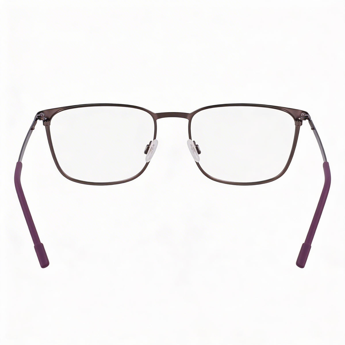 Gafas Flexon E1143 para hombre, montura metálica en color Gris plomo mate y Ciruela medianoche, 54 mm, Photo 3