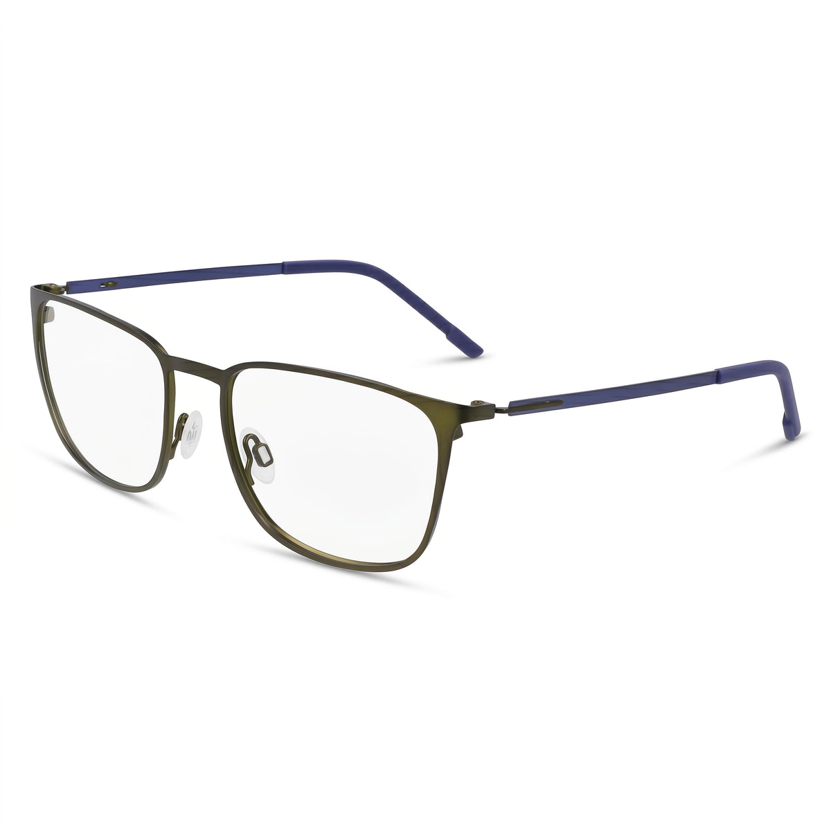 Gafas graduadas rectangulares Flexon E1143 Matte Kelp/Blue para hombre, 54mm, Photo 1