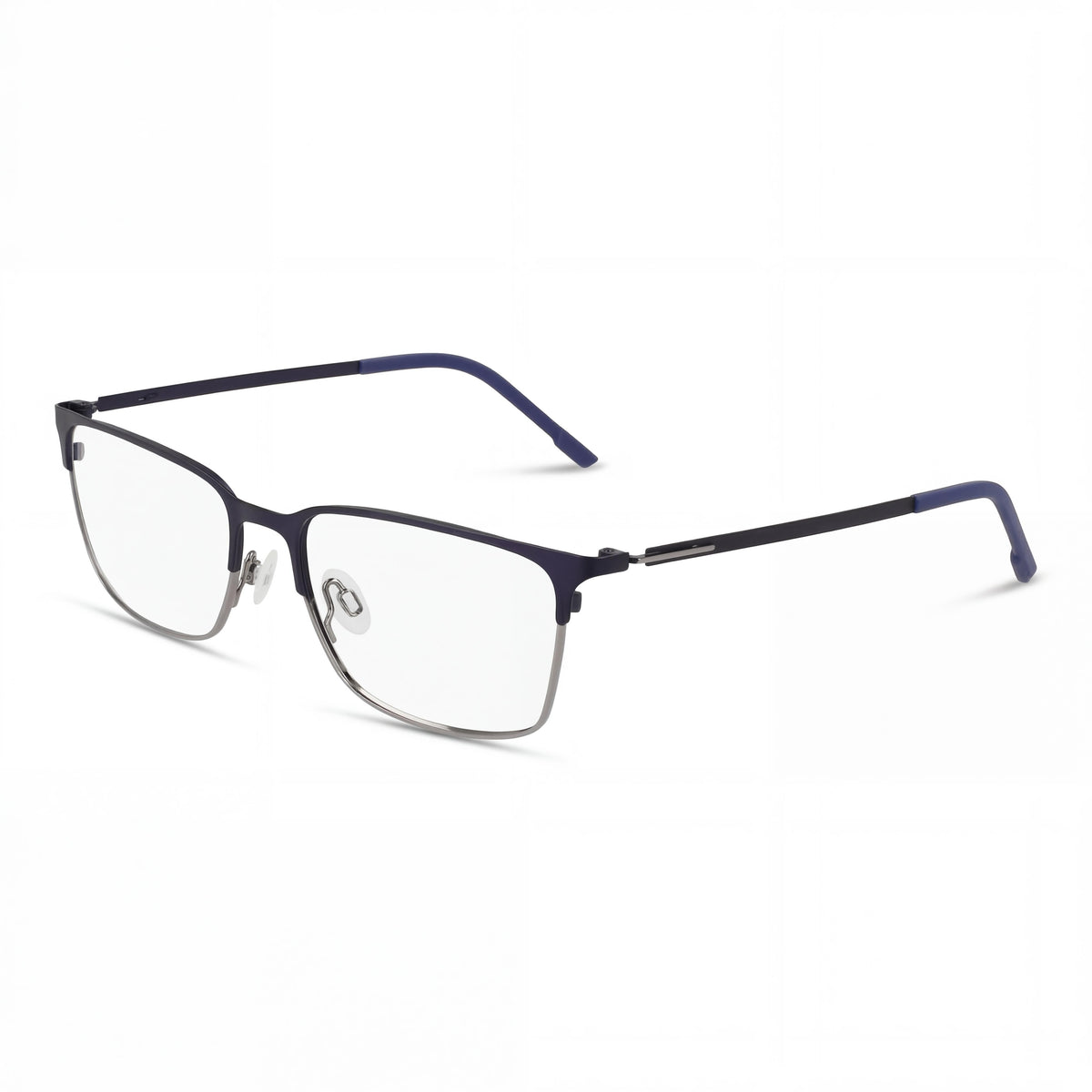 Flexon E1147 Gafas Rectangulares Grises Unisex, Acetato 55mm, Photo 1