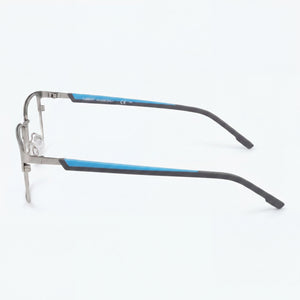 Flexon E1154 Rectangle Eyeglasses for Men — front view, Acetate