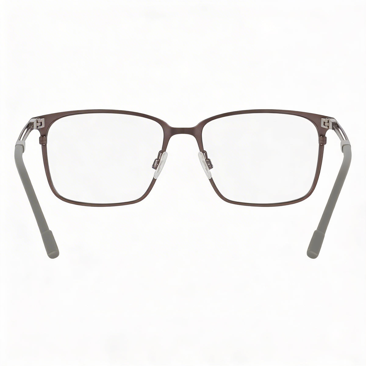 Flexon E1159 Matte Dark Gunmetal Rectangle Eyeglasses for Men, 54mm, Photo 4