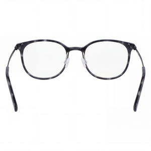 Flexon Ep8002 Rectangle Eyeglasses Unisex — side view, Shiny Grey Tortoise Acetate temples