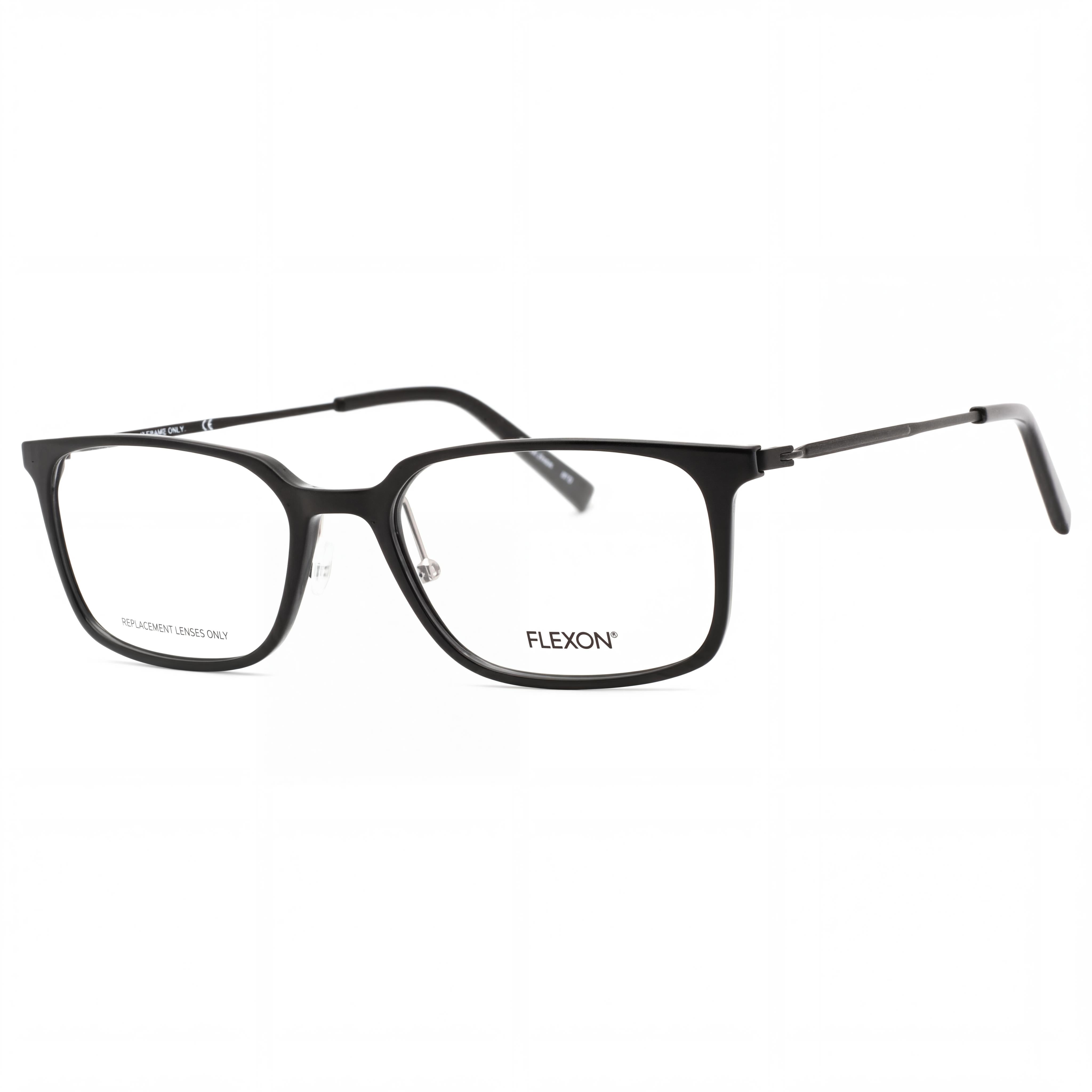 Gafas Flexon EP8003 Negras Rectangulares Unisex, Acetato 55mm, Photo 1