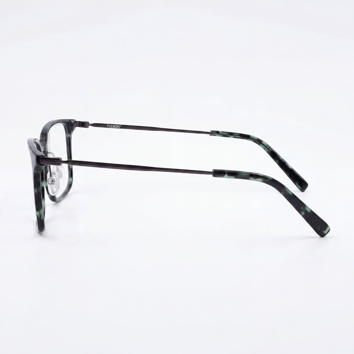 Flexon EP8003 Gafas Rectangulares Verde Oliva Tortuga para Mujer, Photo 2