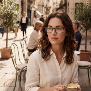 Flexon EP8003 Havana Eyeglasses Women — lifestyle wear, office and reading
