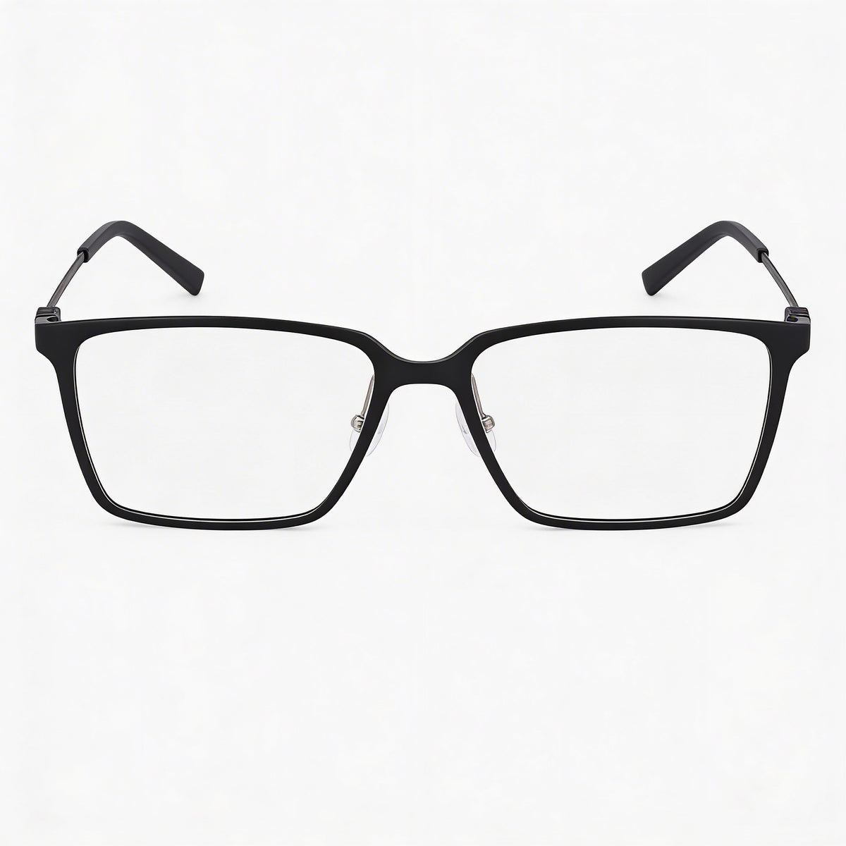 Flexon Ep8010 Matte Black Rectangle Eyeglasses Unisex, 54mm, Photo 2