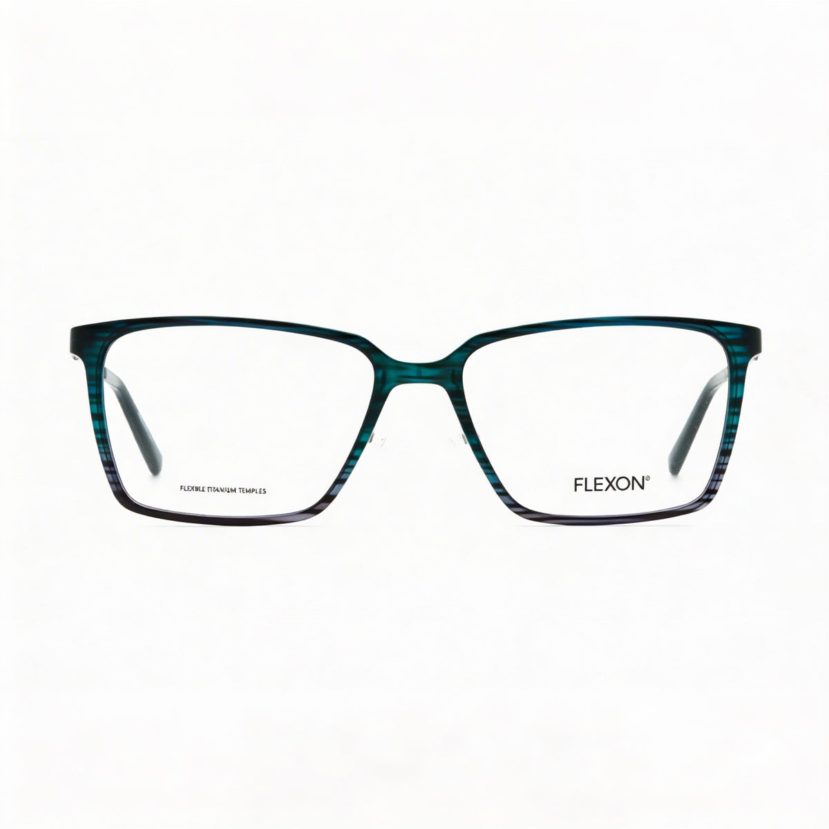 Flexon Ep8010 Teal Grey Gradient Rectangle Eyeglasses for Women, 54mm, Photo 2