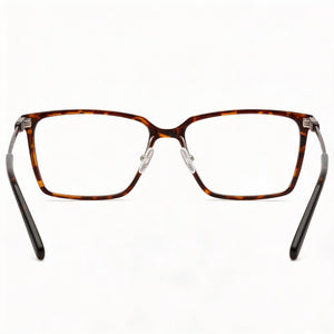 Flexon EP8010 Rectangle Eyeglasses Unisex — front view, Alloy Steel