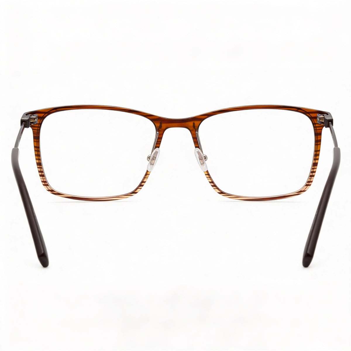 Gafas Flexon EP8011 de Acetato Rectangulares Marrón Gris Unisex, 53mm, Photo 3