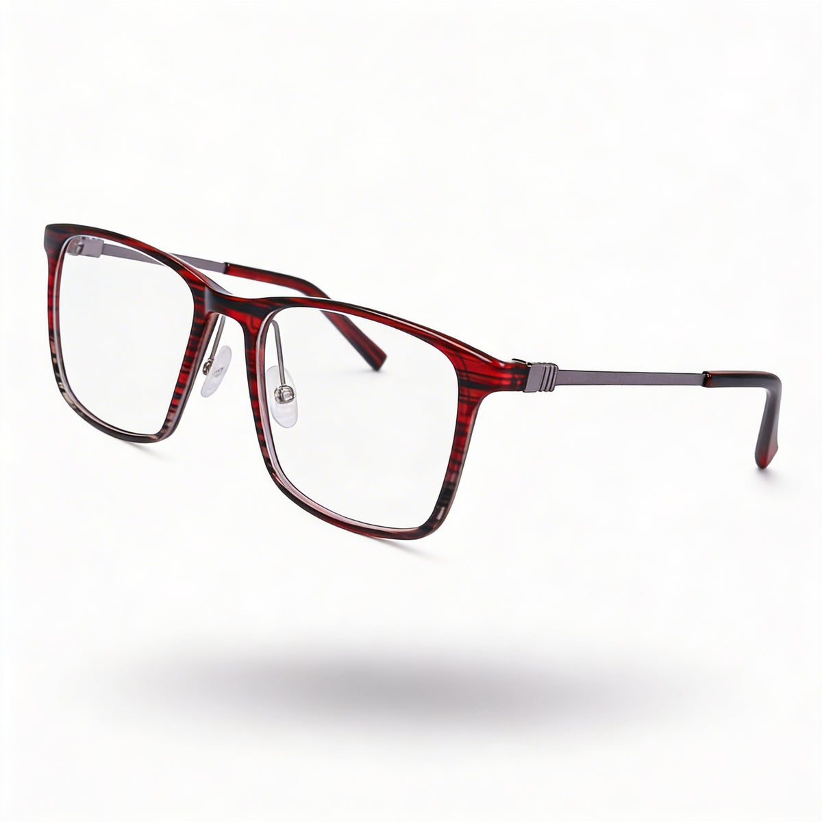 Gafas rectangulares unisex Flexon EP8011 burdeos/gris, 53 mm, Photo 2
