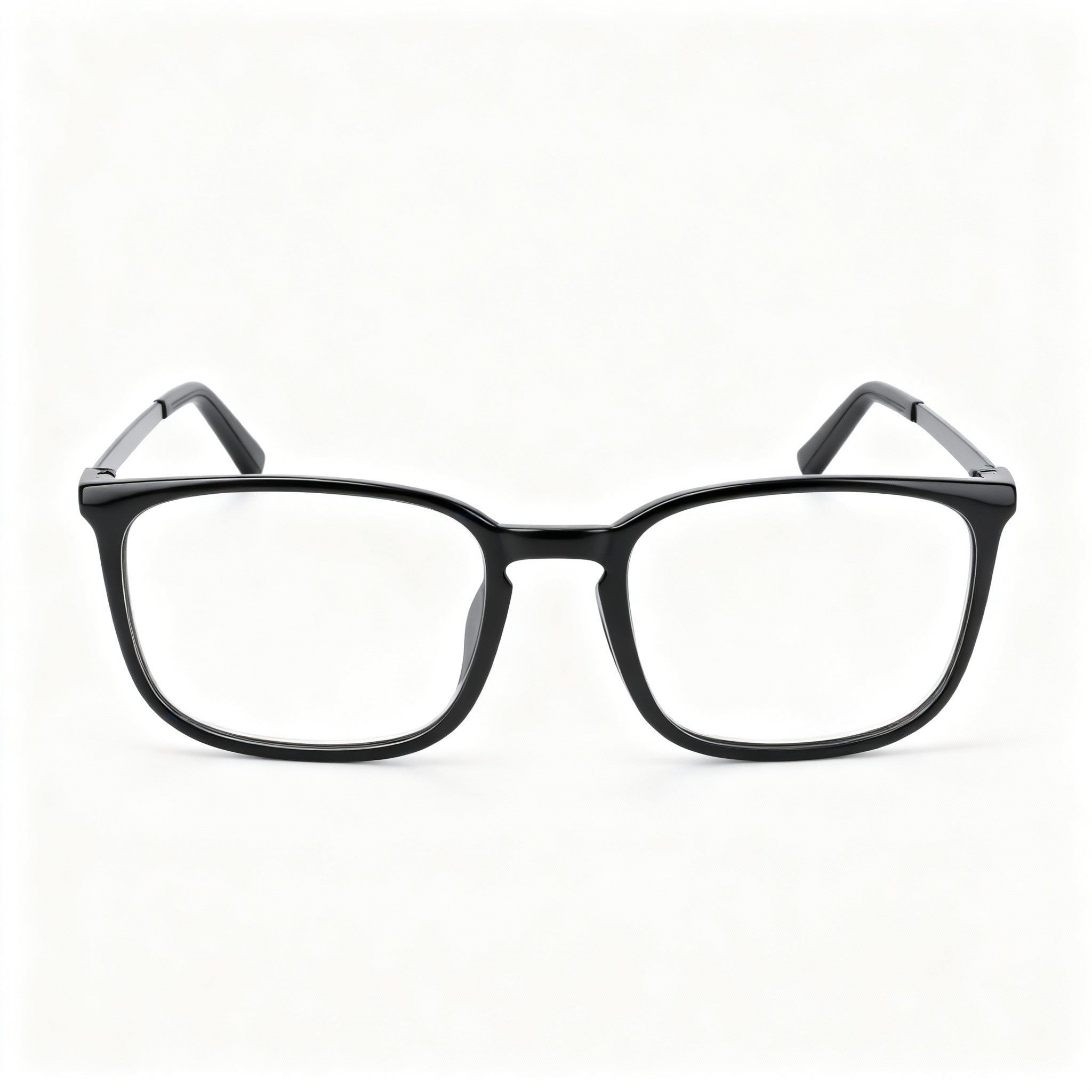Flexon EP8012 Black Rectangle Unisex Eyeglasses, Metal 55mm, Photo 2