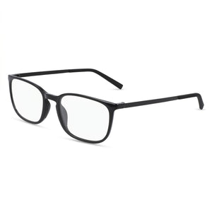 Flexon EP8012 Black Rectangle Eyeglasses Unisex, Metal frame