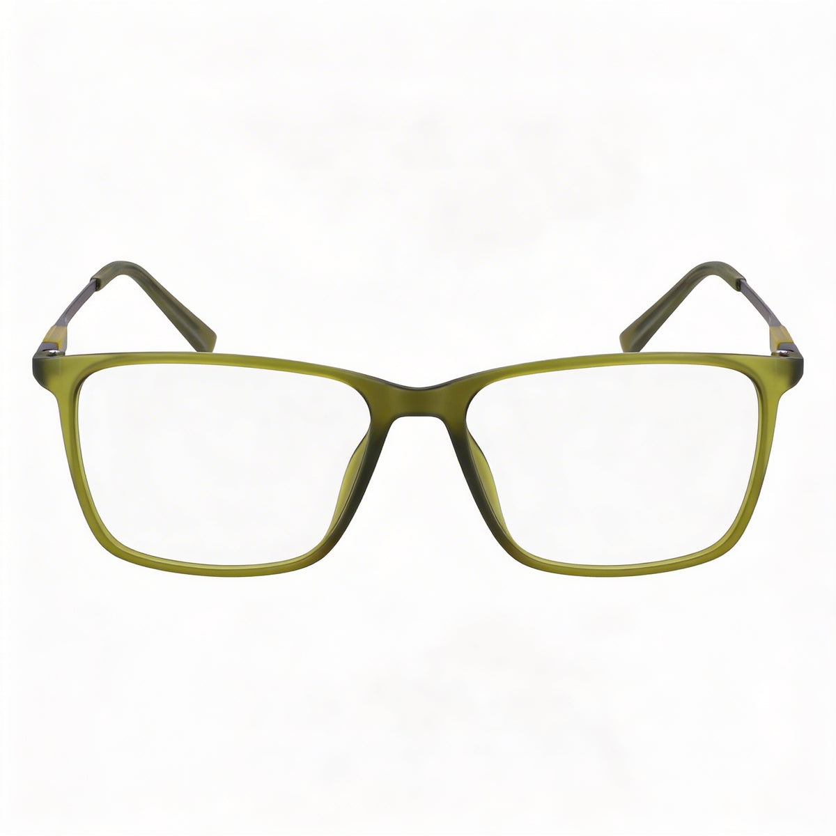Flexon EP8019 Matte Crystal Moss Rectangle Eyeglasses Unisex, 54mm, Photo 2